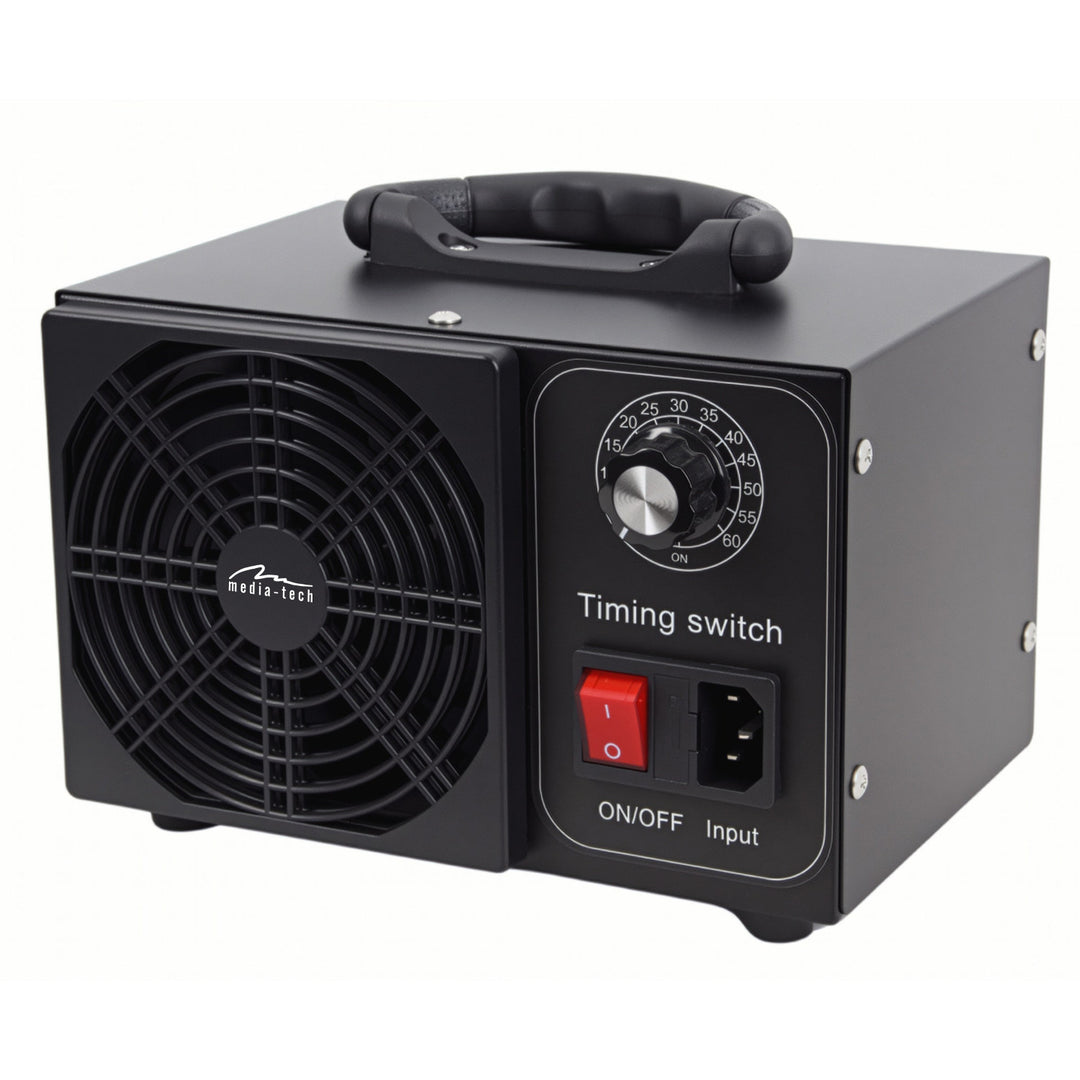 Ozonizator profesional pentru dezinfectarea și purificarea aerului, Mediatech, Debit de ozon: 60000 mg/h, TIMER, Putere: 140 W, carcasă metalică