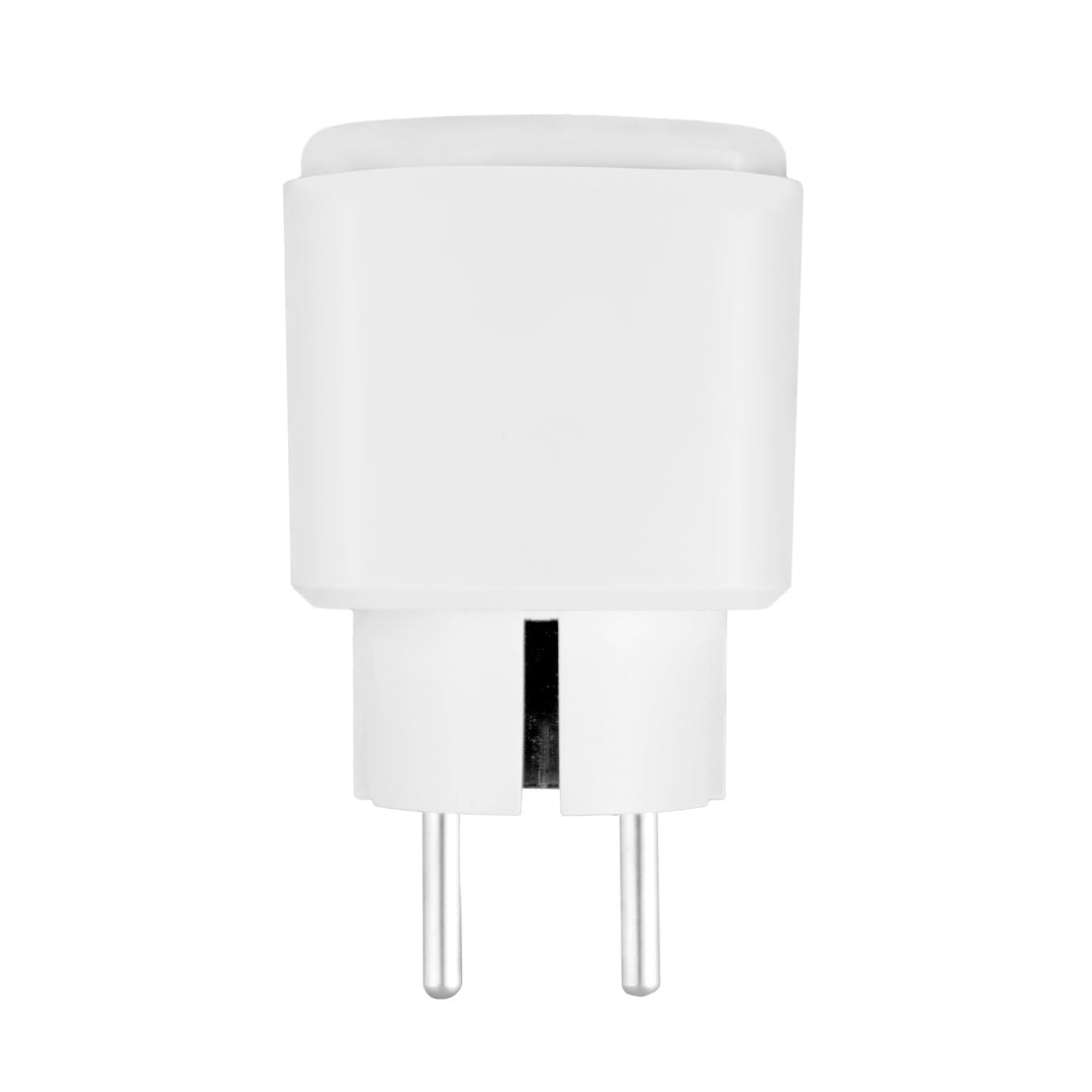 Priză WiFi GreenBlue cu comandă de la distanță, compatibilă cu Android/iOS/Alexa/Google Home, temporizator, contor de putere, max. 16 A/3840 W, GB735 W, 2 bucăți