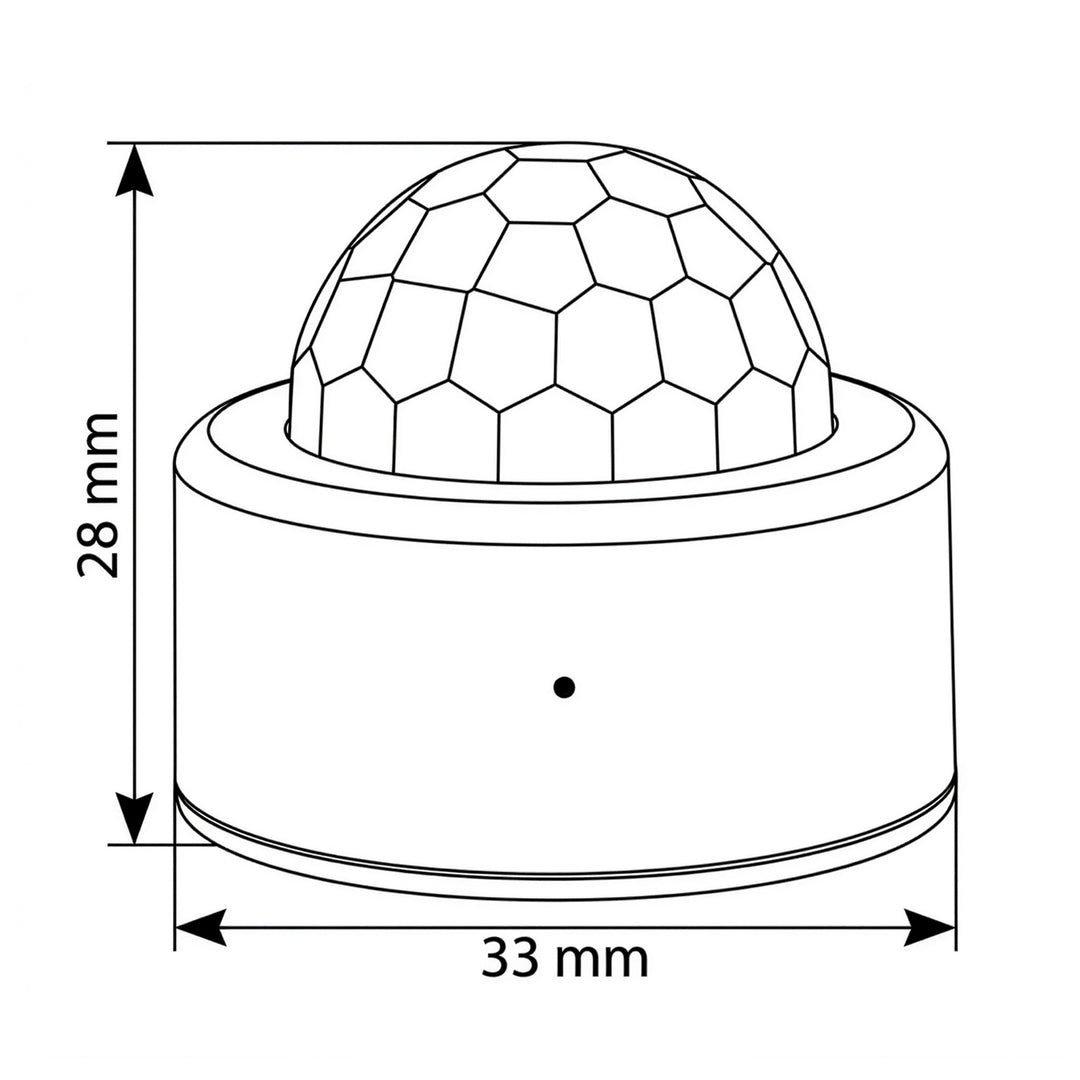 Senzor de mișcare fără fir Zigbee Tuya GreenBlue, Android/iOS, CR2450 DC 3,0 V, unghi de detectare 120° / până la 8 m, GB740, 2 bucăți