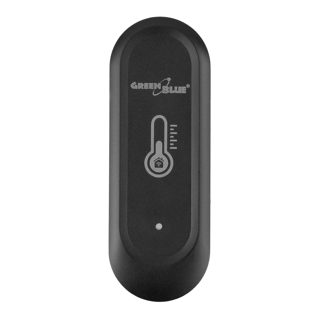 Senzor extern de temperatură și umiditate WiFi GreenBlue, Android/iOS, 3,0 V c.c., LR03x2, IP65, GB741, 2 bucăți