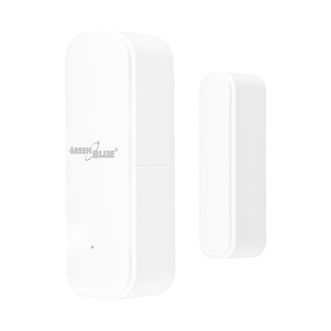 Contactor fără fir / senzor de deschidere WiFi GreenBlue, Android/iOS, pentru uși / ferestre, 3,0 V c.c., LR03x2, GB479 W, 2 seturi