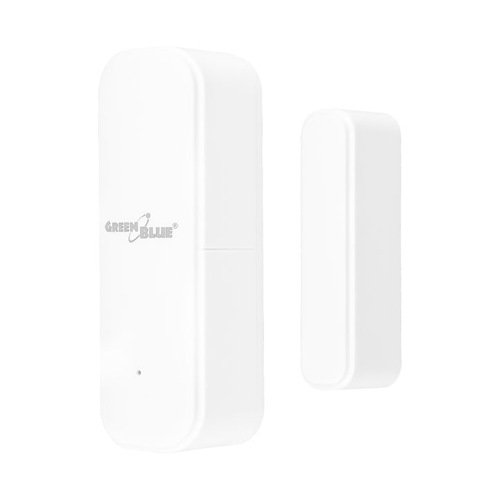 Contactor fără fir / senzor de deschidere WiFi GreenBlue, Android/iOS, pentru uși / ferestre, 3,0 V c.c., LR03x2, GB479 W, 2 seturi