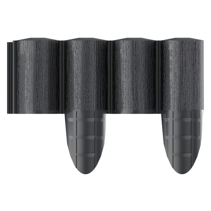 Gard de grădină Cellfast, aspect de lemn, rezistent la îngheț, lungime 7,2 m, culoare antracit, 34-032