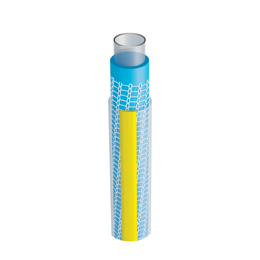 Cărucior pentru furtun de grădină 1/2" 45 m + Furtun de grădină Vartco Professional 1/2" 20 m Agaplast