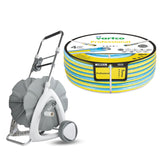 Cărucior pentru furtun de grădină 1/2" 45 m + Furtun de grădină Vartco Professional 1/2" 30 m Agaplast