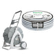 Cărucior pentru furtun de grădină + furtun de grădină Vartco Silver 1/2" 30 m Agaplast