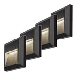 Lampă Rabalux, de perete, pentru exterior, LED 4 W, antracit, Trento, 4 bucăți