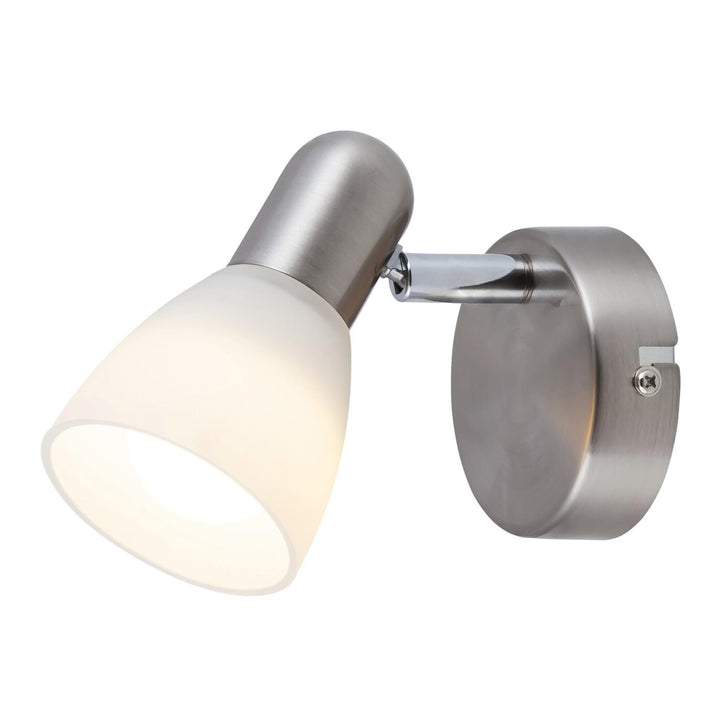 Lampa Soma spot E14, max. 40 W, crom satinat, opal, 6301, 2 bucăți
