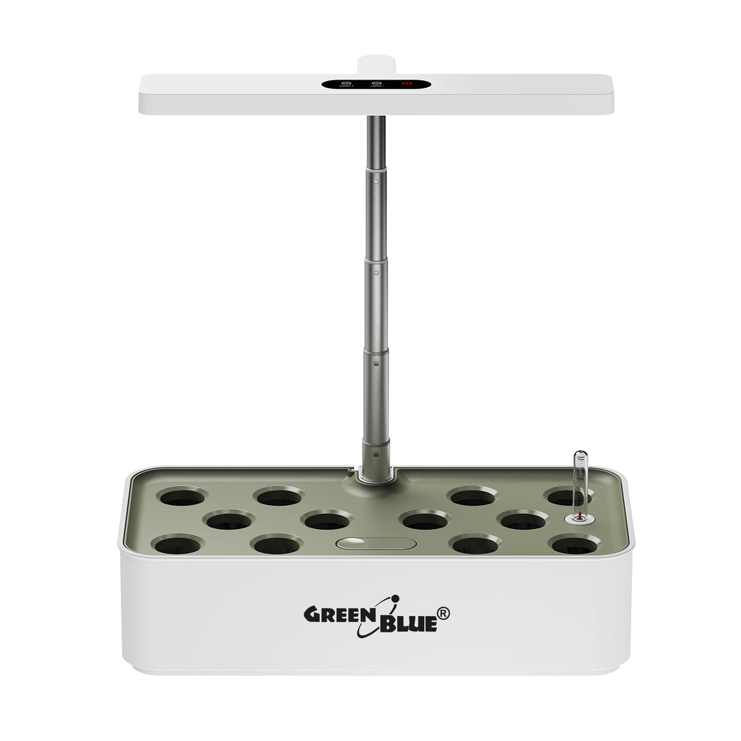 Sistemul inteligent de cultivare interioară a plantelor GreenBlue, ghiveci SMART, capacitate 4 L, 220-240 V c.a., 50/60 Hz, 0,4 A, GB133 + set de accesorii
