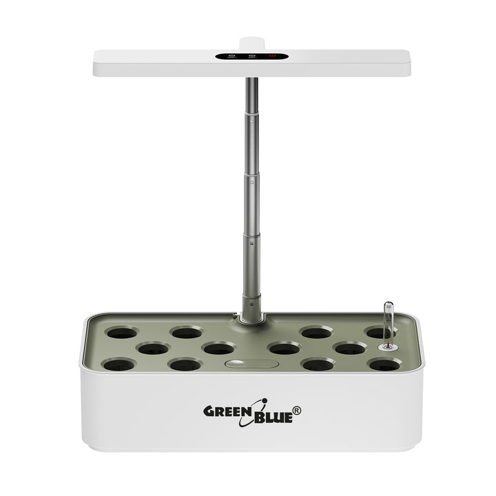 Sistemul inteligent de cultivare interioară a plantelor GreenBlue, ghiveci SMART, capacitate 4 L, 220-240 V c.a., 50/60 Hz, 0,4 A, GB133 + set de accesorii