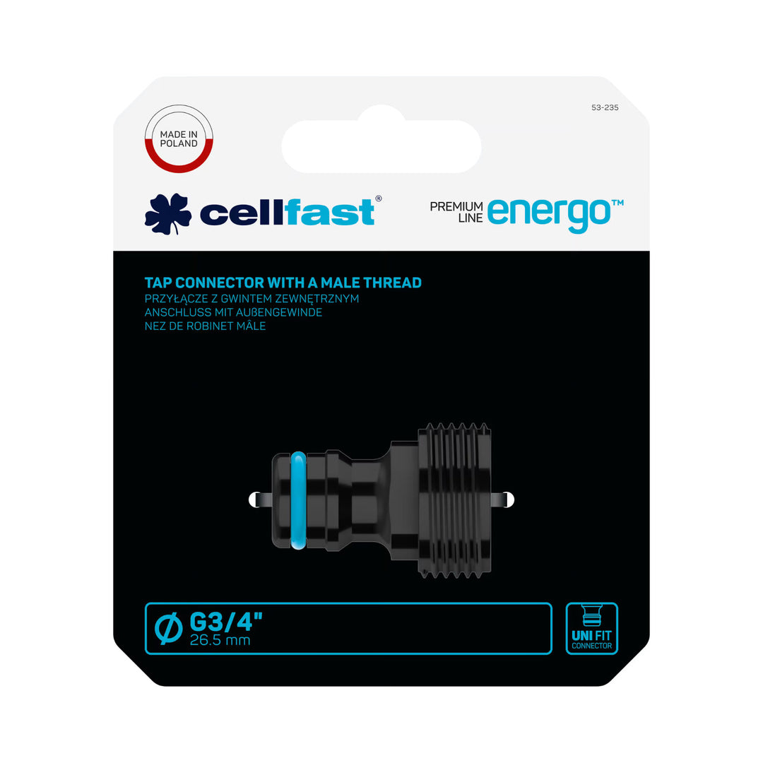 Racord cu filet exterior Cellfast ENERGO G3/4''