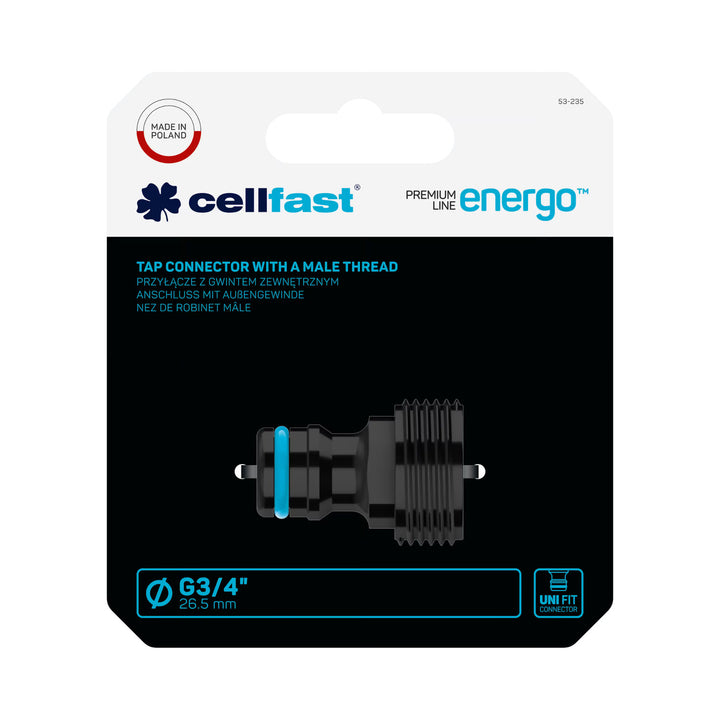 Racord cu filet exterior Cellfast ENERGO G3/4''