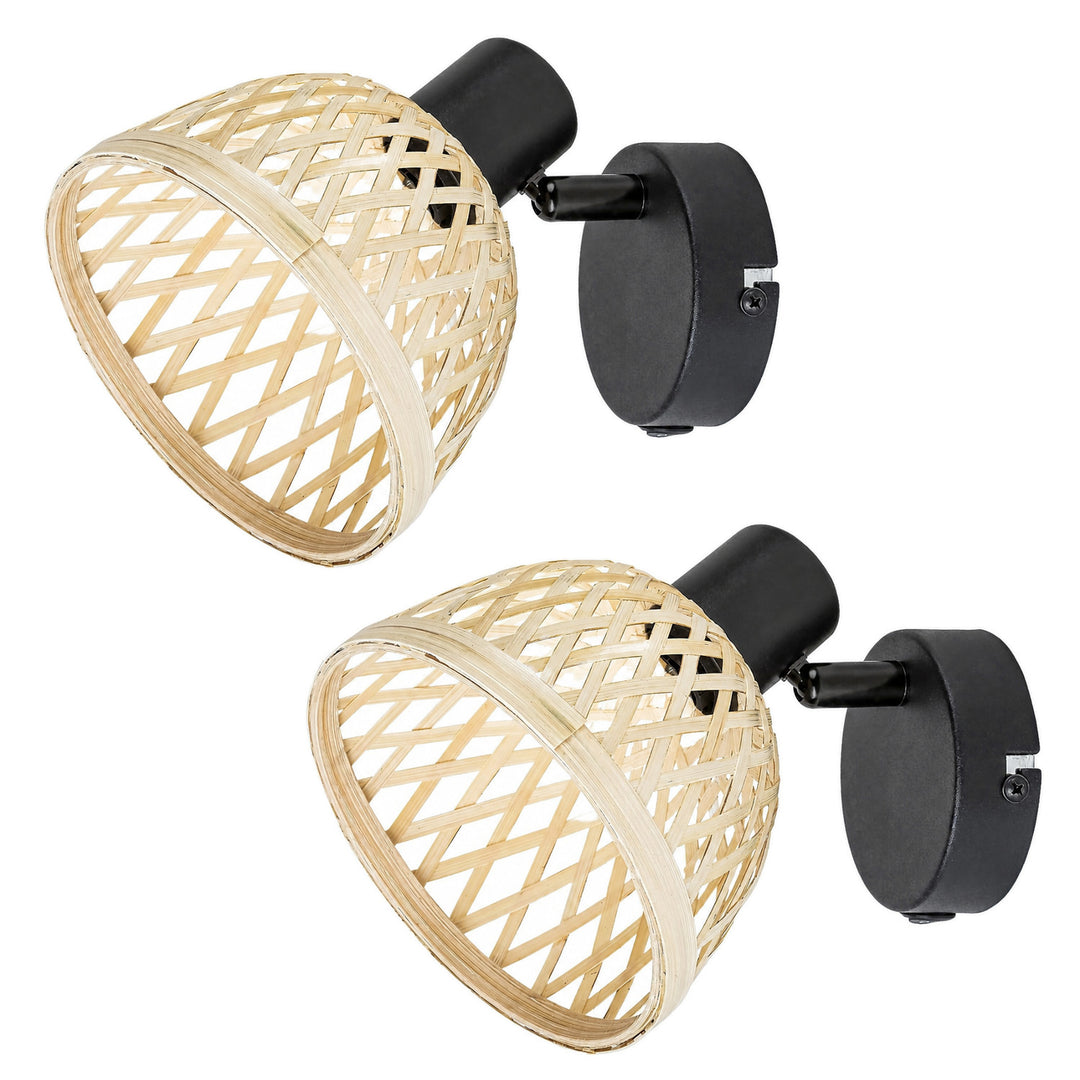 Aplică Rabalux Rattan, soclu E14, max. 15 W, 3133