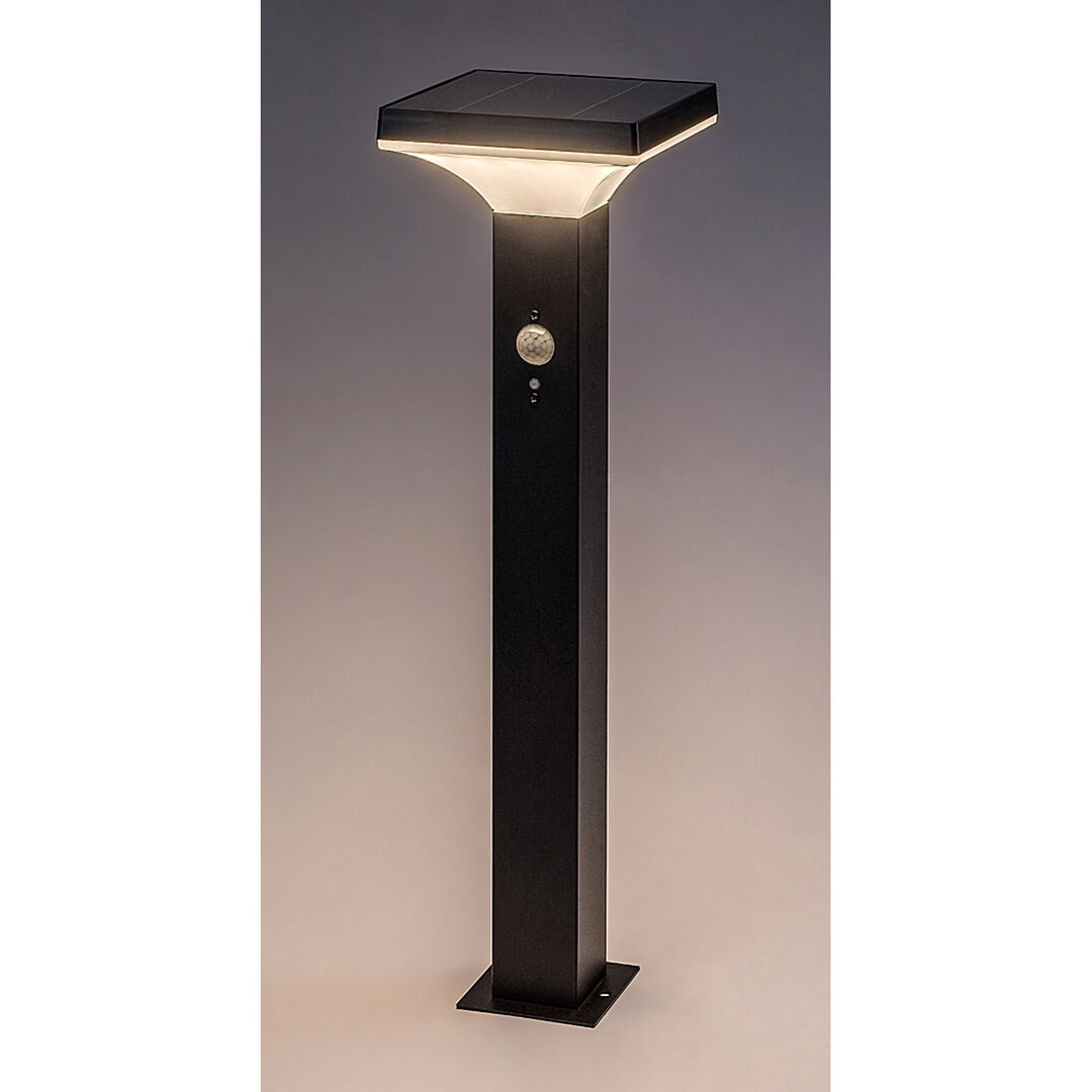 Lampă Rabalux, de exterior, solară, de podea, LED 4 W, IP44, neagră, Geleen, 4 bucăți