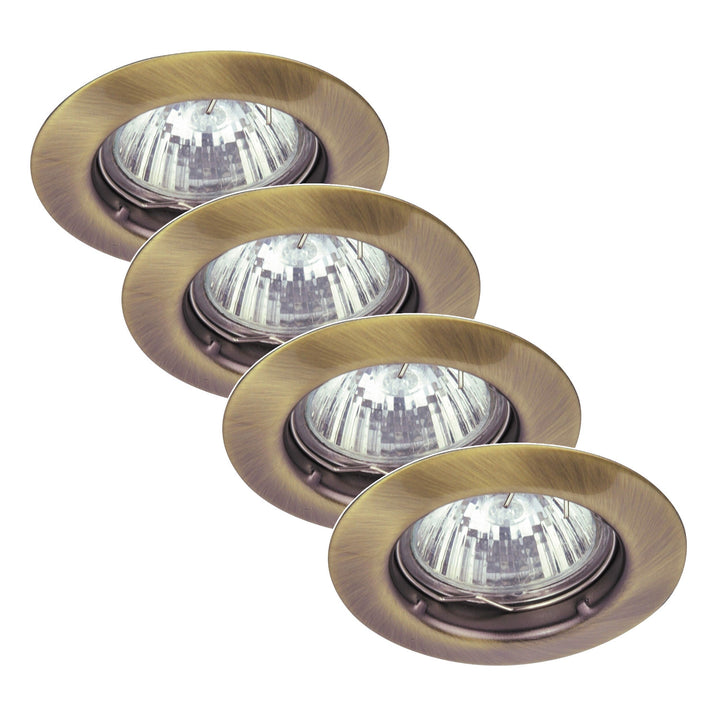 Corp de iluminat încastrat Rabalux, IP20, maro, GU5.3, 12 V, Spot Relight, 4 bucăți