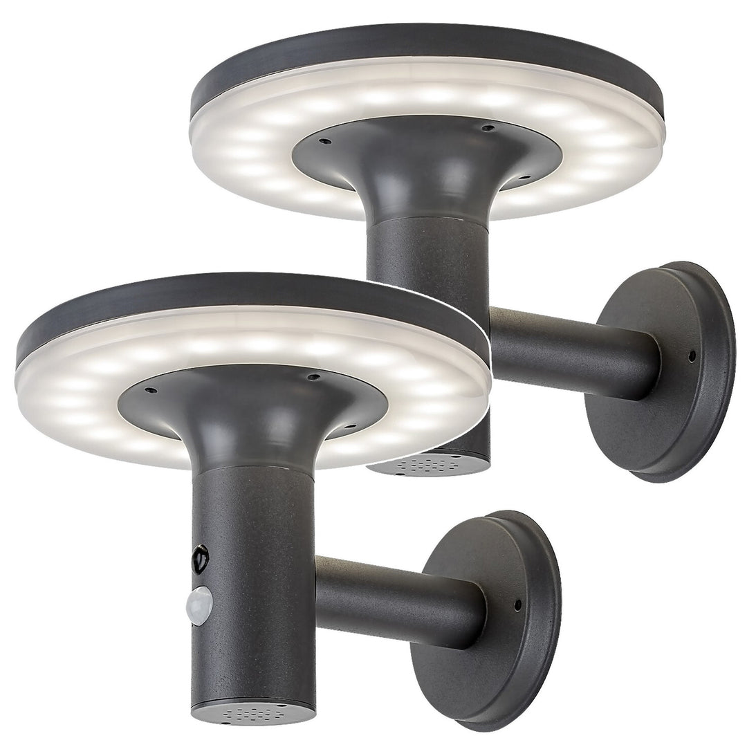 Lampă Rabalux, de perete, pentru exterior, IP44, 10 W, Alaska, 2 bucăți