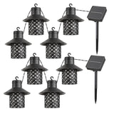 Lămpi solare Rabalux, 4 corpuri de iluminat, pentru exterior, IP44, negre, Ximpu, 2 seturi