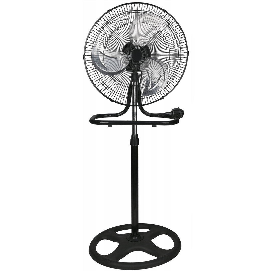 Ventilator de podea LTC, 18", culoare negru, înălțime reglabilă, putere 50 W, LXWT04C