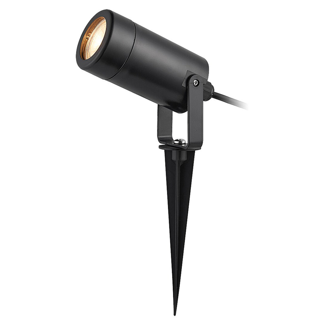 Lampă de sol Rabalux Krobia, IP65, culoare neagră, soclu GU10, max. 4 W, 7814