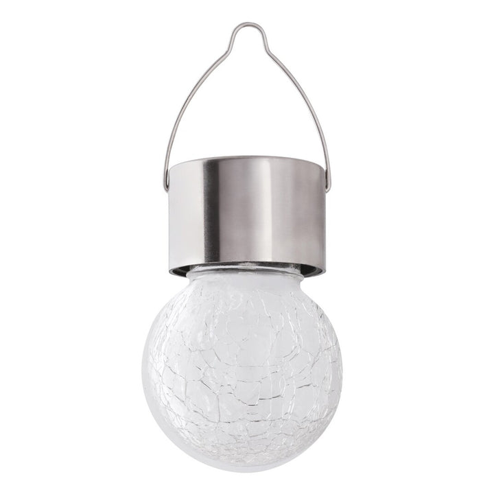 Lampa solară Rabalux Yola, 1 lm, IP44, culoare crom satinat, LED 0,06 W, 7850