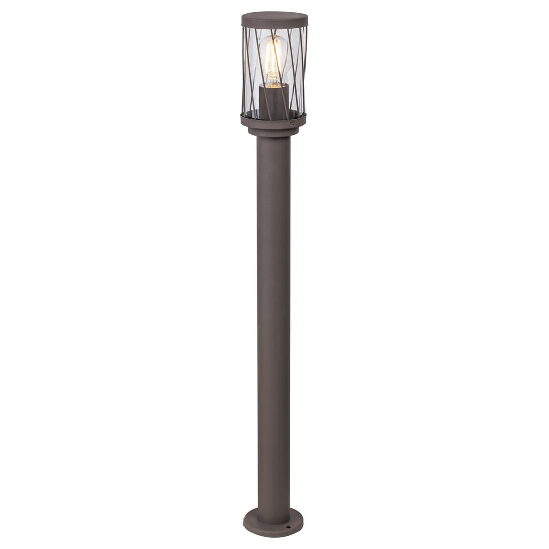 Lampa de grădină cu picior Rabalux Budapest, IP44, culoare maro, filet E27, max. 40 W, 8890