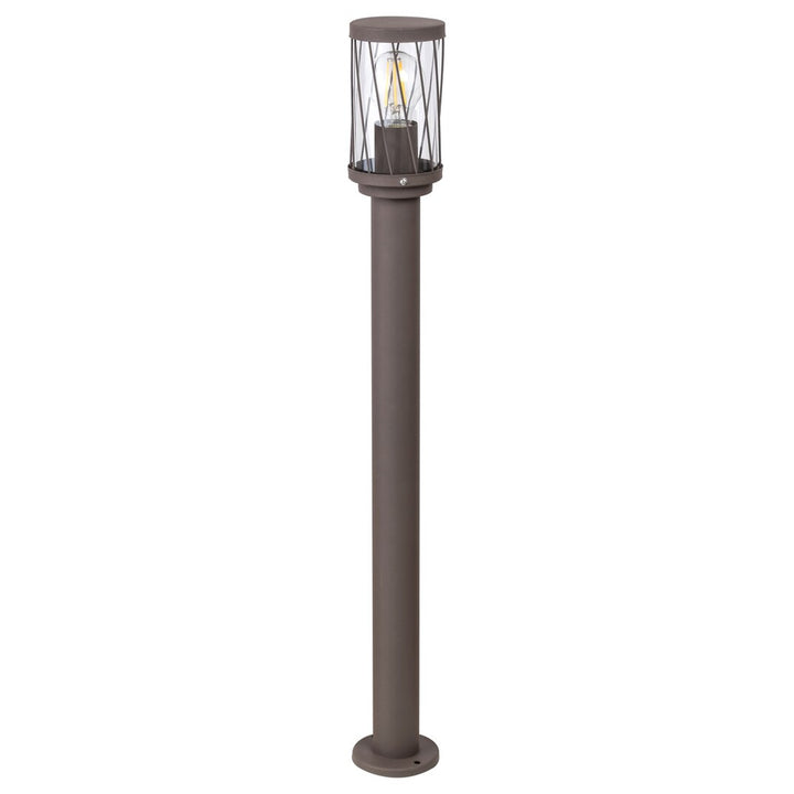 Lampa de grădină cu picior Rabalux Budapest, IP44, culoare maro, filet E27, max. 40 W, 8890