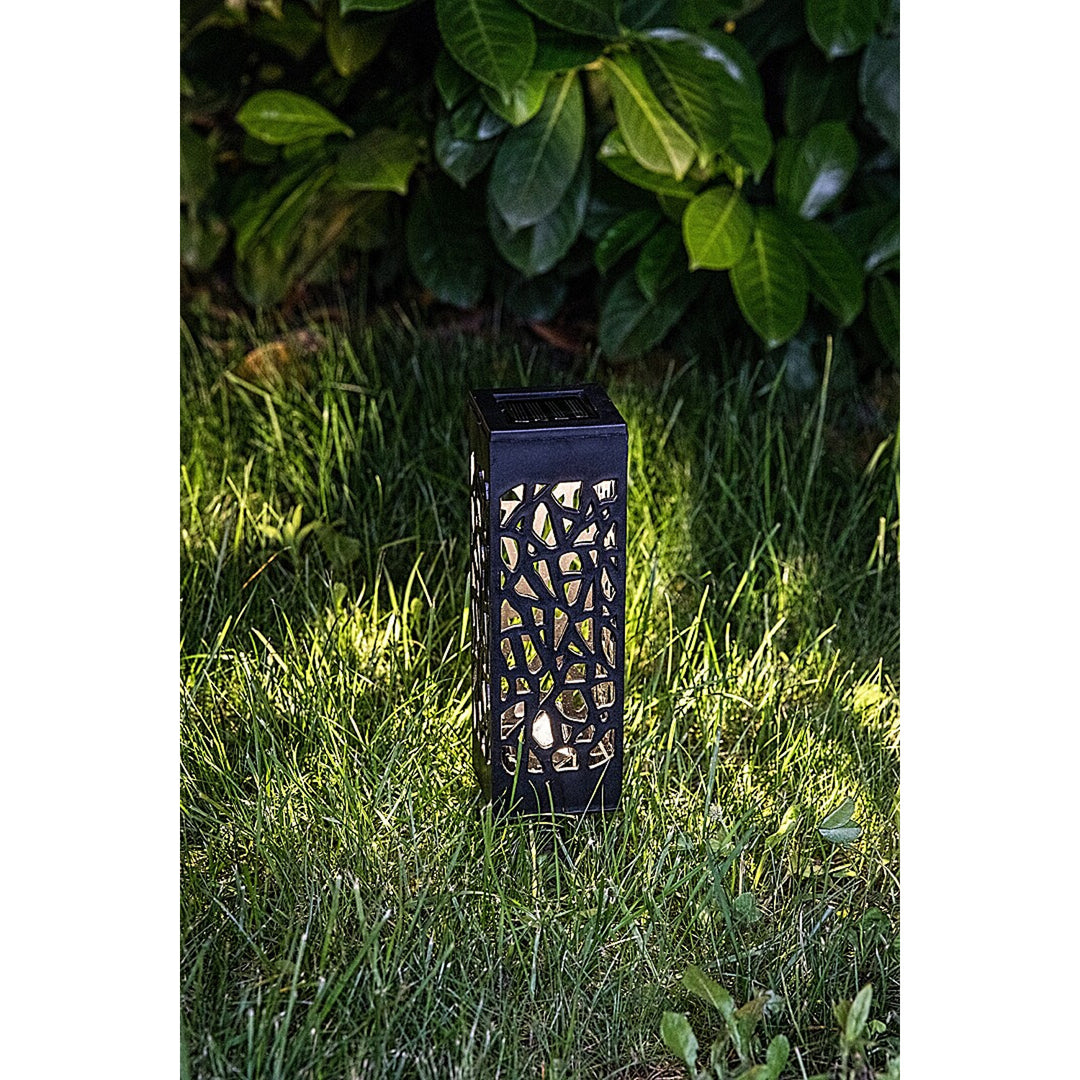 Lampa solară Mora, 2 lm, grad de protecție IP23, culoare neagră, LED 0,16 W, 8949
