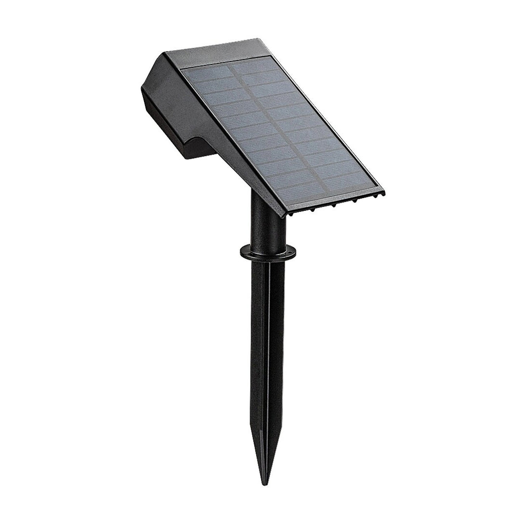 Lampa solară Rabalux Nantes, 50 LM IP65, neagră, LED 0,5 W, 77088