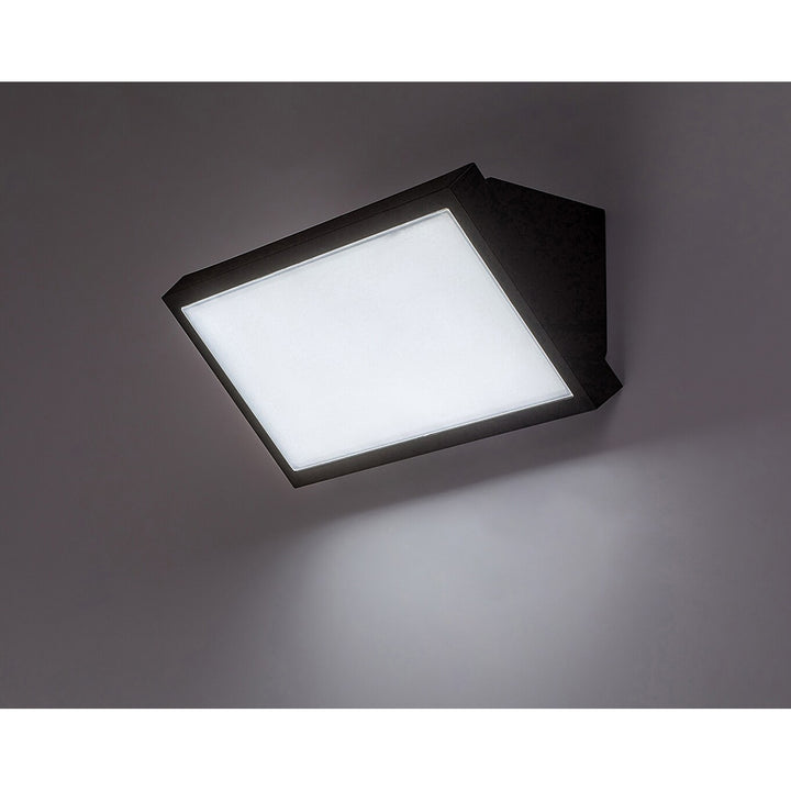 Lampa Rabalux Rapla2 LED 18 W, neagră, IP65, clasa energetică F, reglare a temperaturii culorii luminii: 2700, 4000, 6500 K, 77150