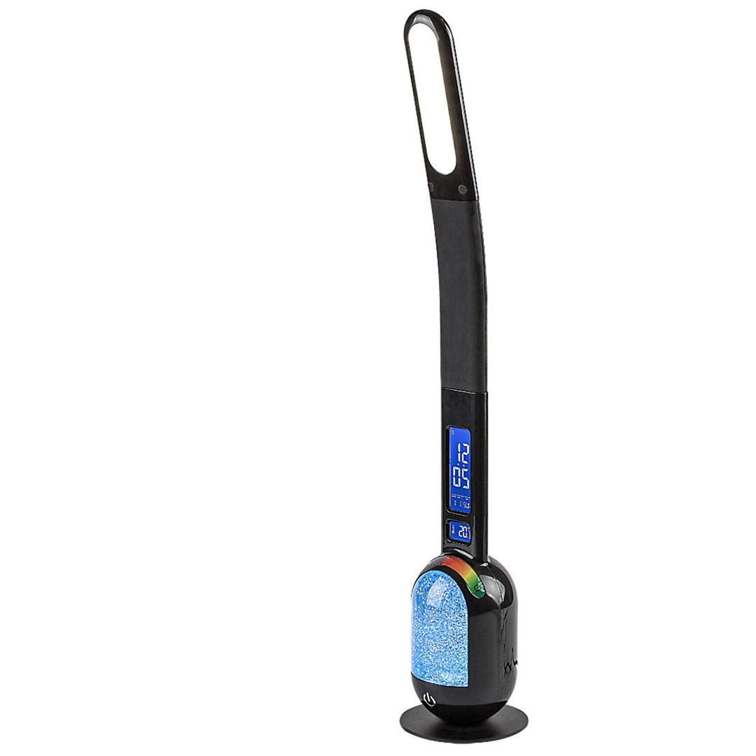Lampa de birou Rabalux Figen LED RGB 5 W, neagră, IP20, 5000 K