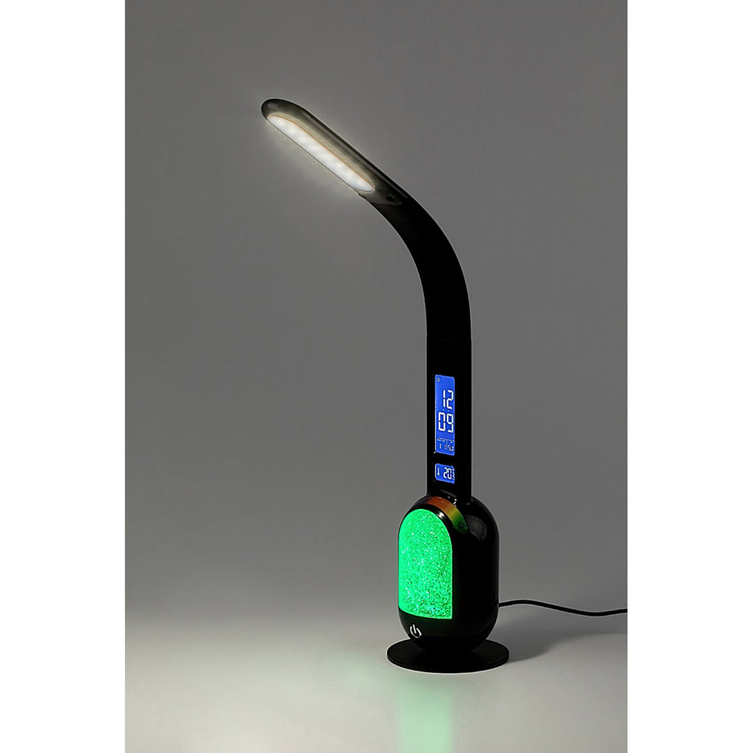Lampa de birou Rabalux Figen LED RGB 5 W, neagră, IP20, 5000 K