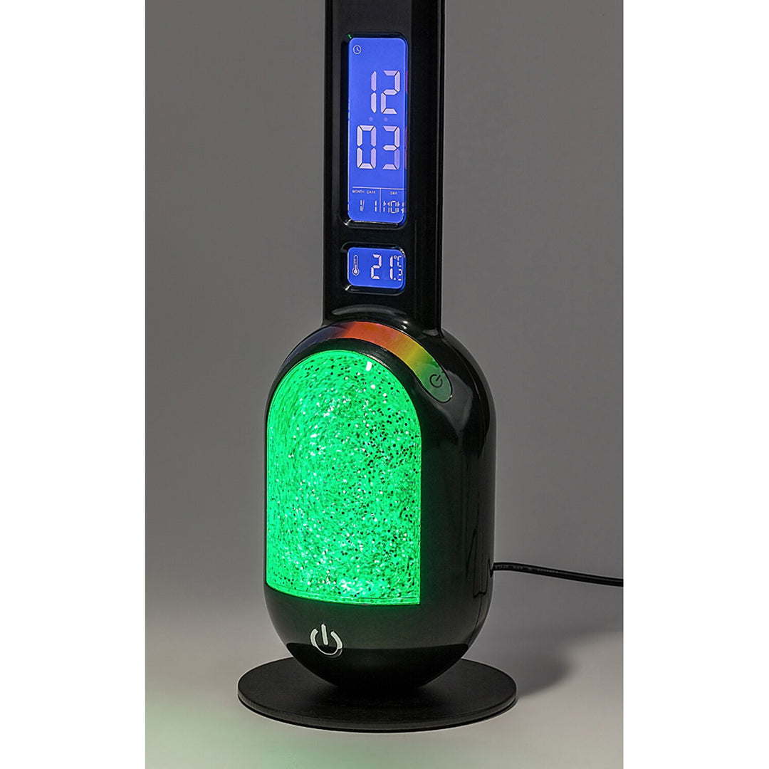 Lampa de birou Rabalux Figen LED RGB 5 W, neagră, IP20, 5000 K