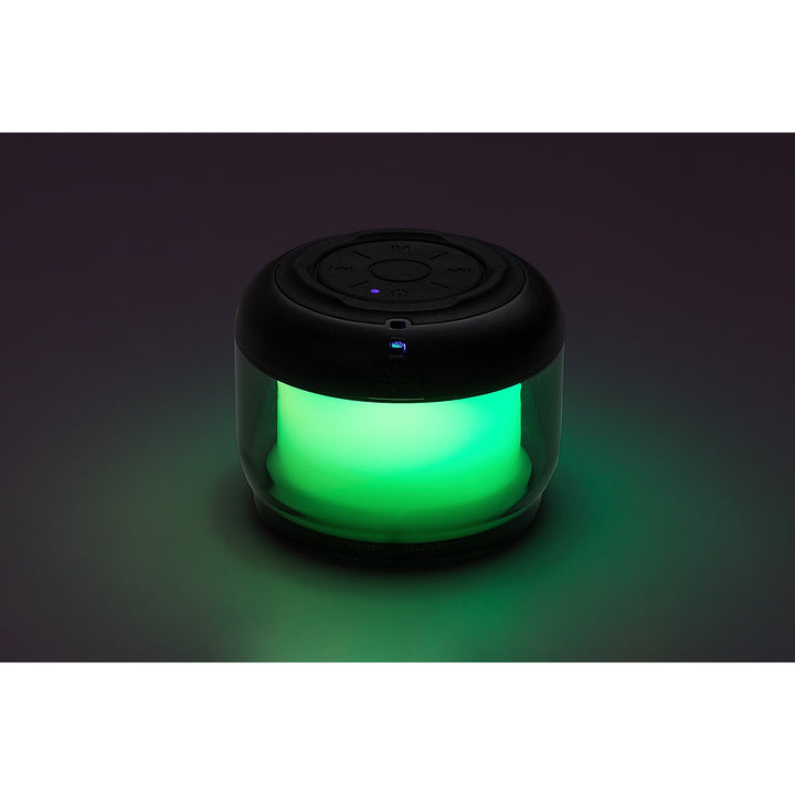 Lampa de birou Rabalux Radelia, difuzor Bluetooth, RGB, negru, IP20, baterie reîncărcabilă, 76110