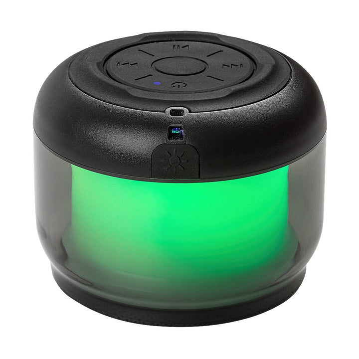 Lampa de birou Rabalux Radelia, difuzor Bluetooth, RGB, negru, IP20, baterie reîncărcabilă, 76110