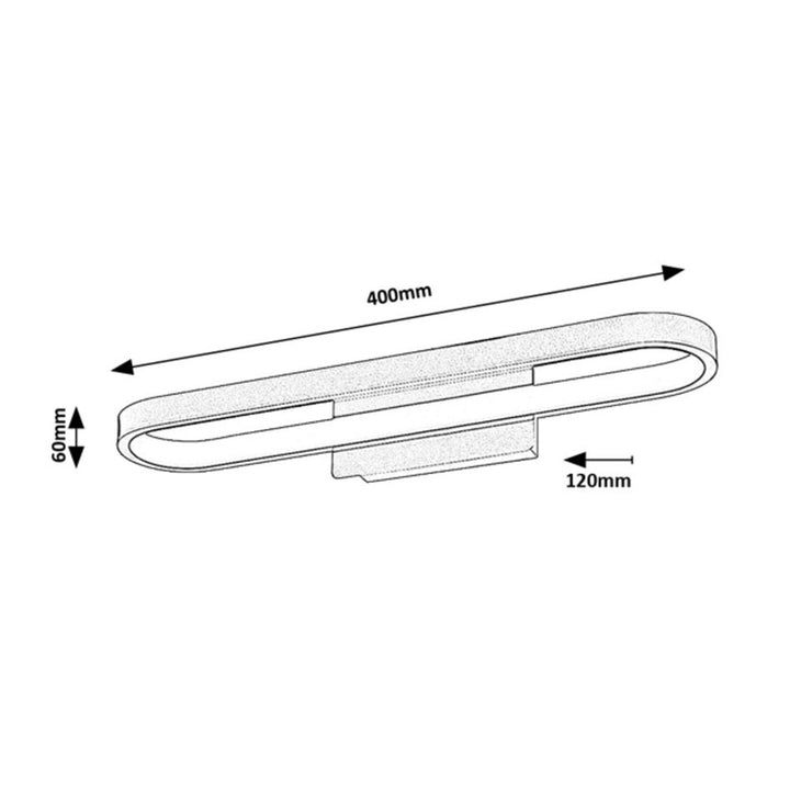Lampă de baie Rabalux Odran, LED 15 W, IP44, 4000 K, 75055