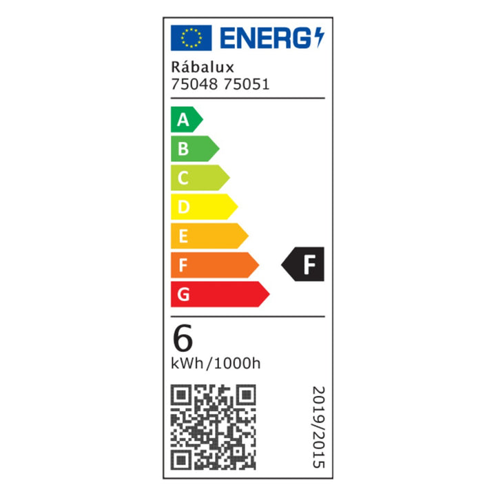 Lampă de baie Rabalux Oliro LED 6 W, crom, IP44, 4000 K, 75048
