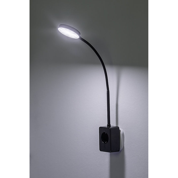 Aplică Rabalux Tivro, LED 4 W, negru, IP20, 3 variante de temperatură de culoare: 3000, 4000, 6000, 71283