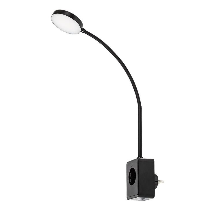 Aplică Rabalux Tivro, LED 4 W, negru, IP20, 3 variante de temperatură de culoare: 3000, 4000, 6000, 71284