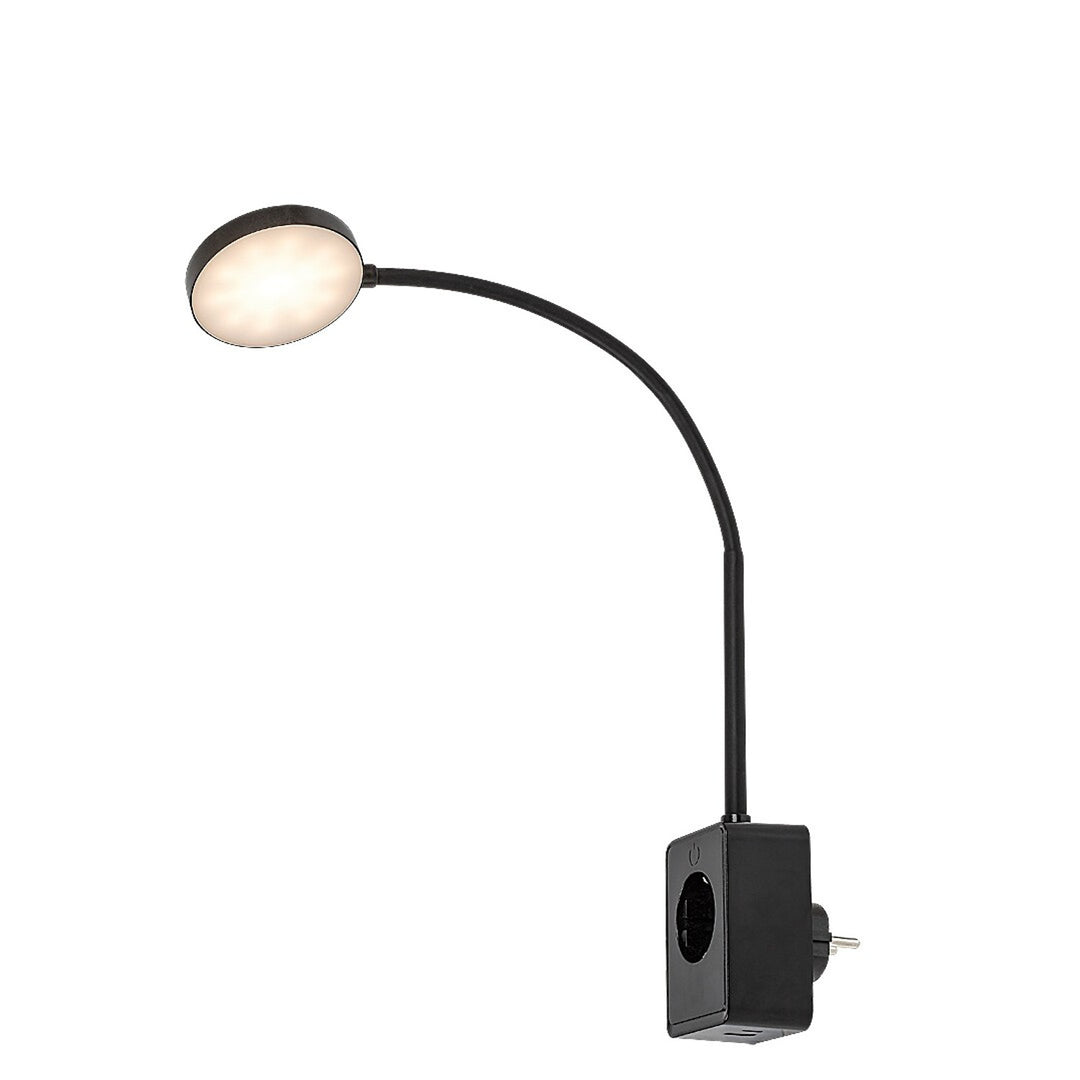Aplică Rabalux Tivro, LED 4 W, negru, IP20, 3 variante de temperatură de culoare: 3000, 4000, 6000, 71284