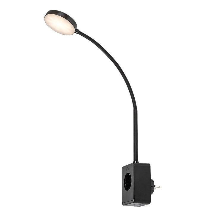 Aplică Rabalux Tivro, LED 4 W, negru, IP20, 3 variante de temperatură de culoare: 3000, 4000, 6000, 71284