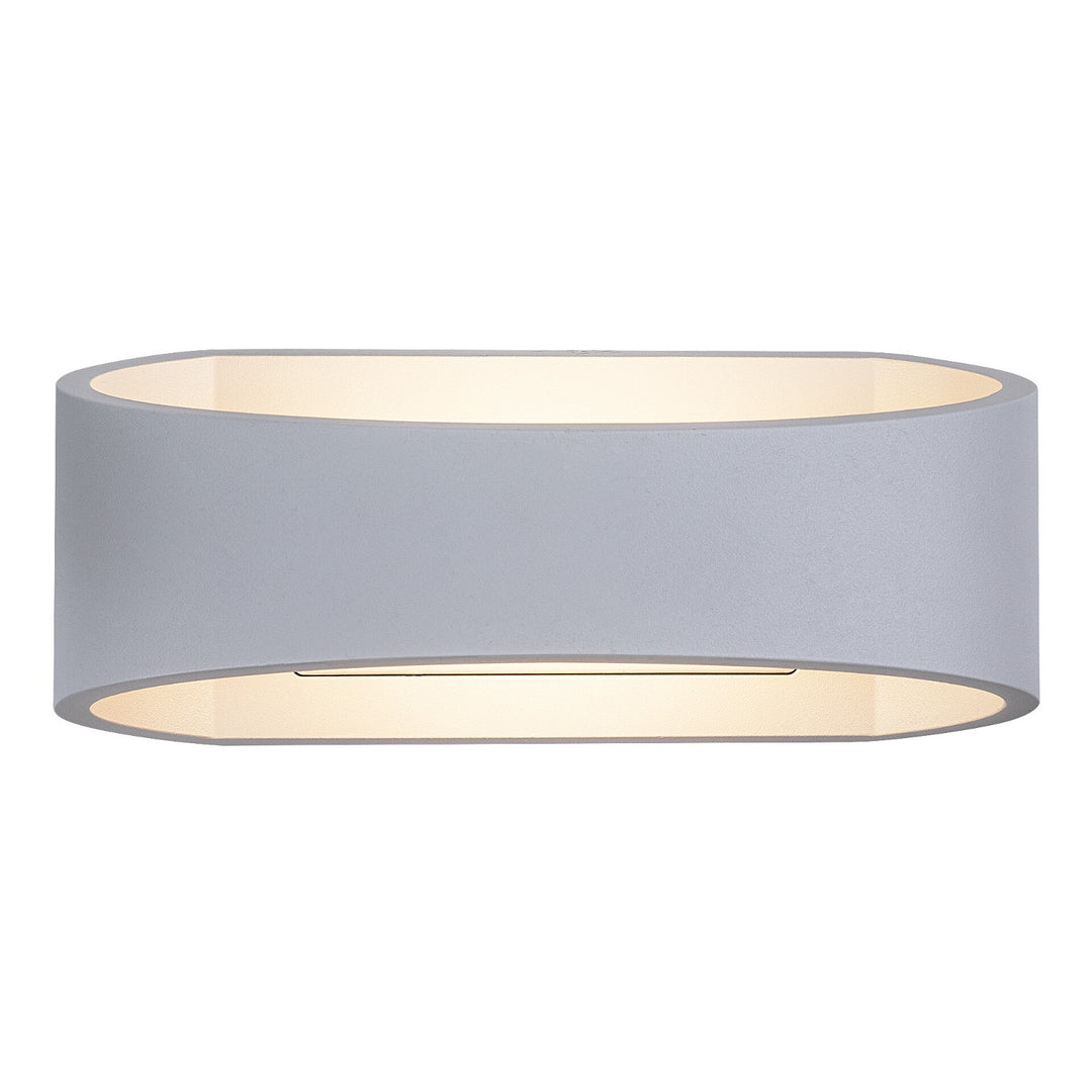 Lampă de perete pentru exterior Rabalux Gerla, albă, LED 9 W, IP54, 3000 K, 77178