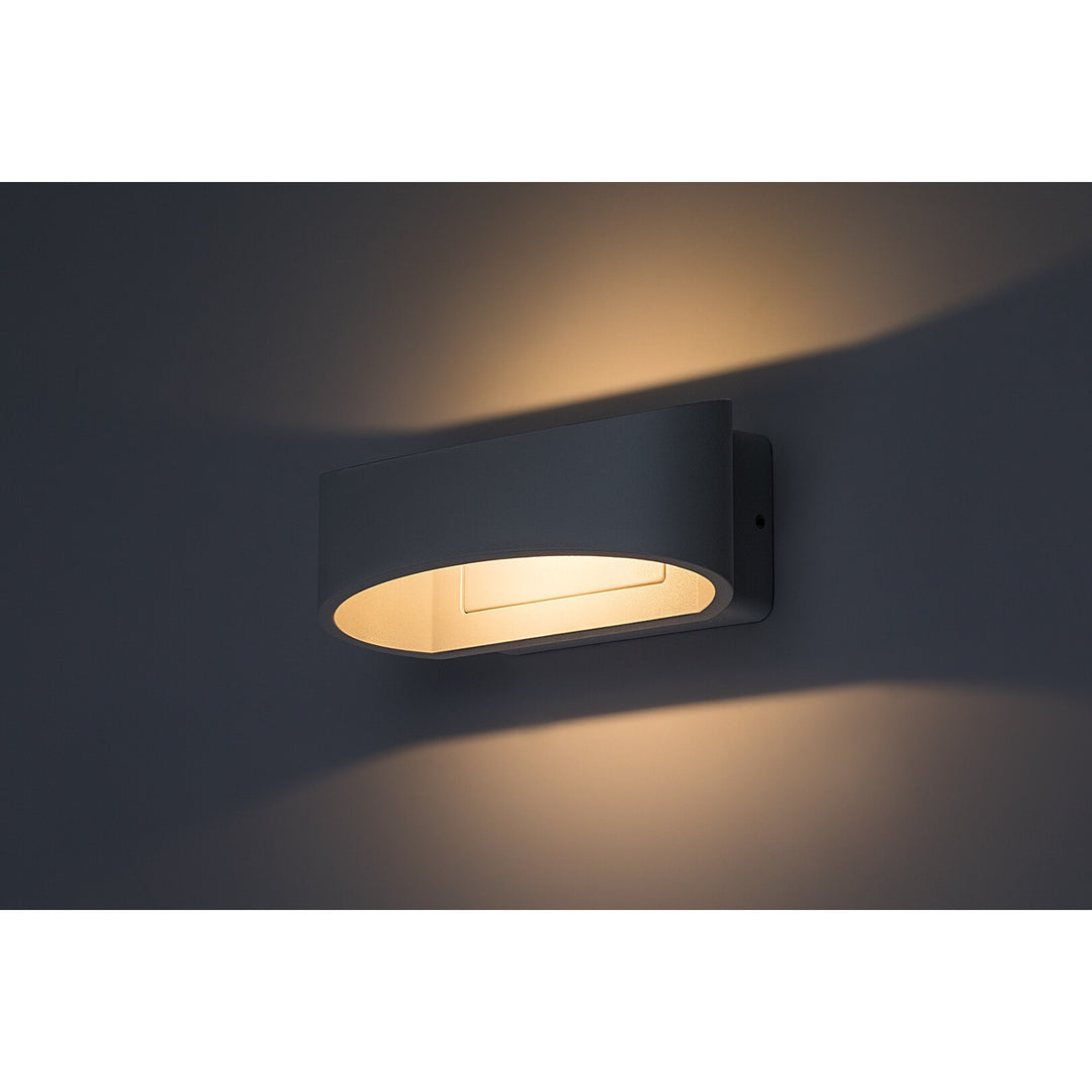 Lampă de perete pentru exterior Rabalux Gerla, albă, LED 9 W, IP54, 3000 K, 77178