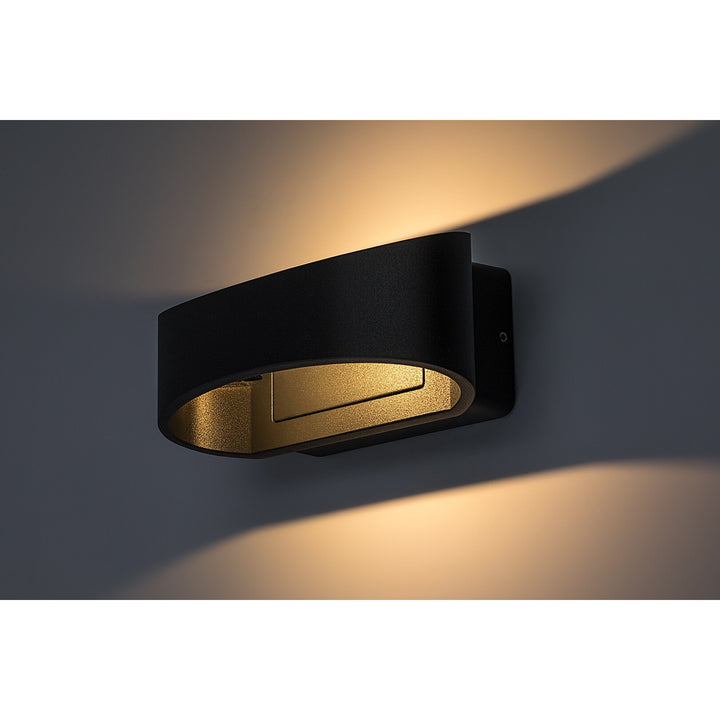 Lampa de perete pentru exterior Rabalux Gerla, antracit, LED 9 W, IP54, 3000 K, 77179