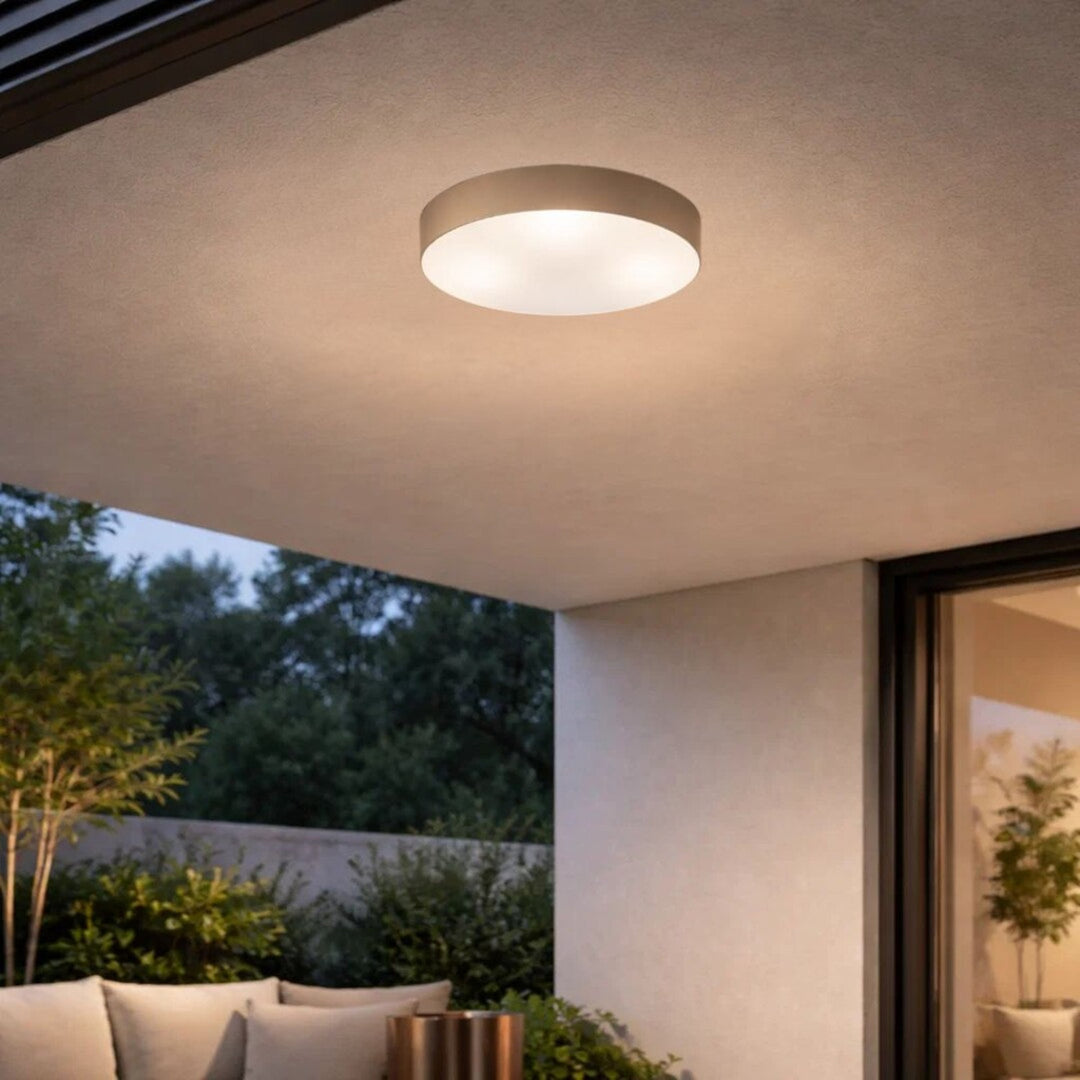Lampa Rabalix Dolen, gri-bej, 2x E27, max. 9 W, IP43, 75067