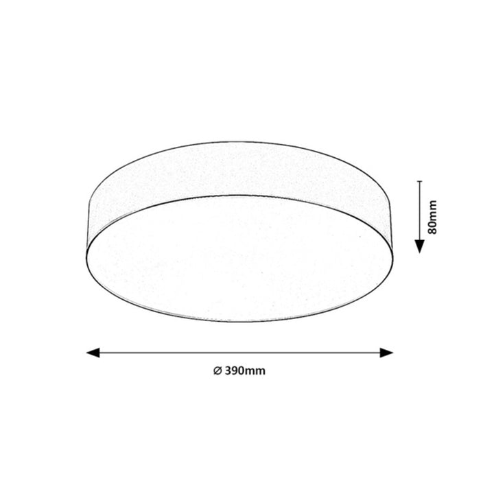 Lampa Rabalix Dolen, gri-bej, 3x E27, max. 9 W, IP43, 75068