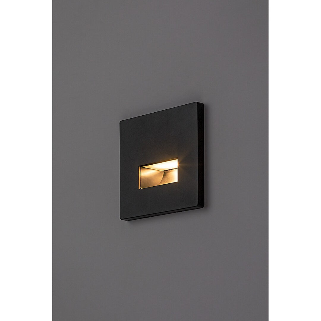 Lampa Lunca LED 1 W, IP20, neagră, cu temperatură de culoare reglabilă: 3000, 4500, 6500 K, 77195