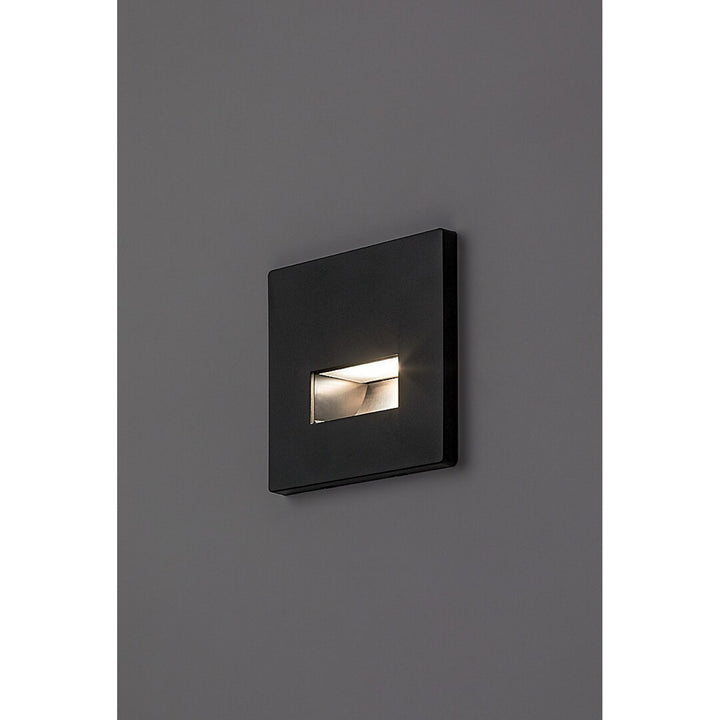 Lampa Lunca LED 1 W, IP20, neagră, cu temperatură de culoare reglabilă: 3000, 4500, 6500 K, 77195