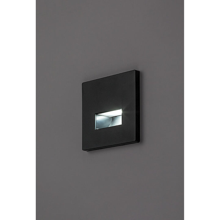Lampa Lunca LED 1 W, IP20, neagră, cu temperatură de culoare reglabilă: 3000, 4500, 6500 K, 77195