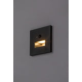 Lampa Lunca LED 1 W IP20, neagră, 3000, 4500, 6500 K, senzor de mișcare, senzor de lumină, 77197