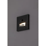 Lampa Lunca LED 1 W IP20, neagră, 3000, 4500, 6500 K, senzor de mișcare, senzor de lumină, 77197